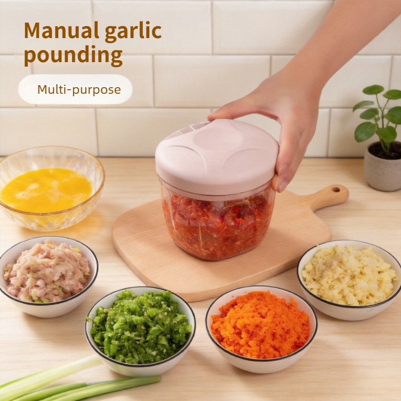 Baby Kitchen Food - Large Manual Garlic Crusher Mincer Durable