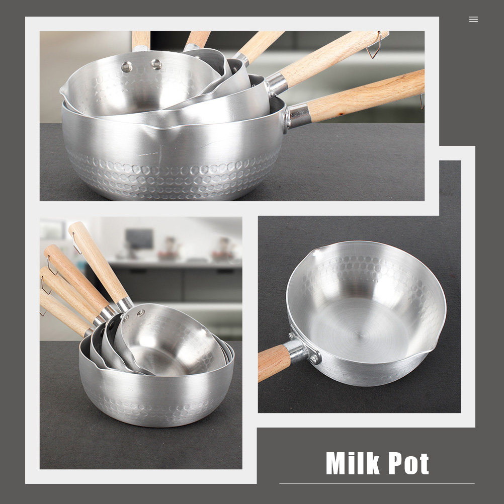 Baby Kitchen Food - Stainless Steel Milk Pot High-Quality Non-Stick