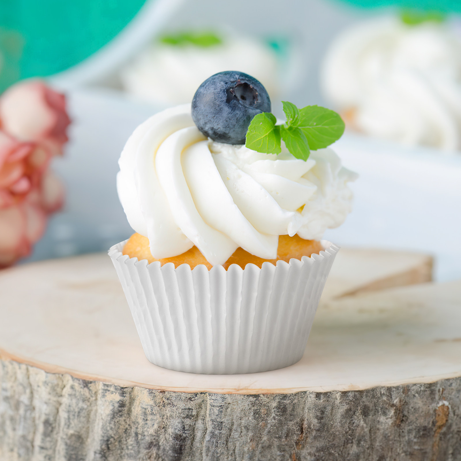 100Pcs Elegant Cupcake Liners  - Baby Food In Restaurant incelemesi ve fiyatı