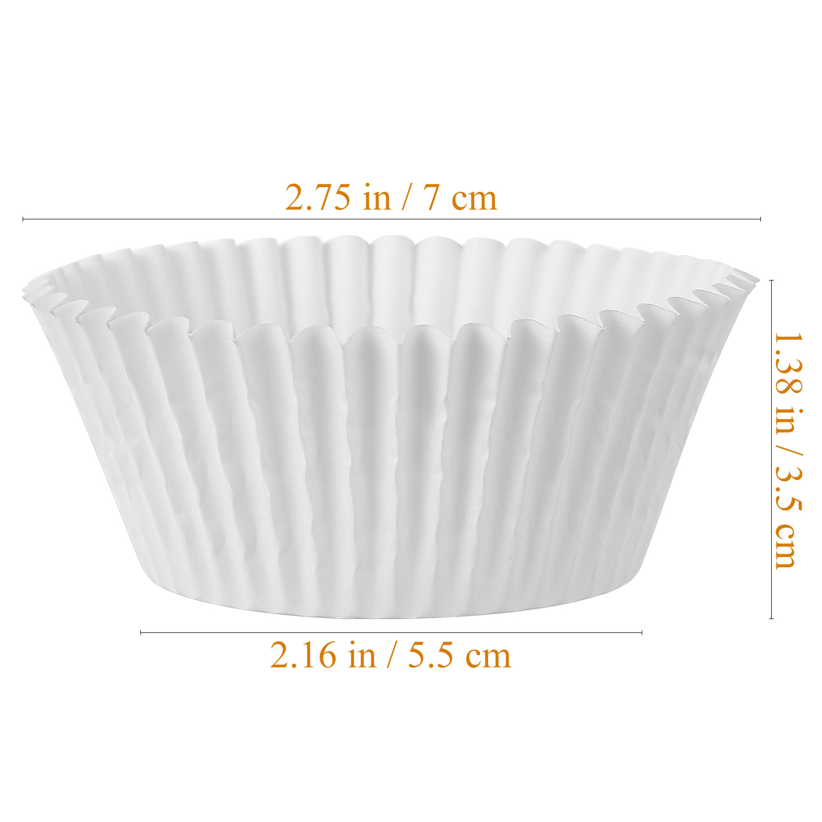 100Pcs Elegant Cupcake Liners  - Baby Food In Restaurant incelemesi ve fiyatı