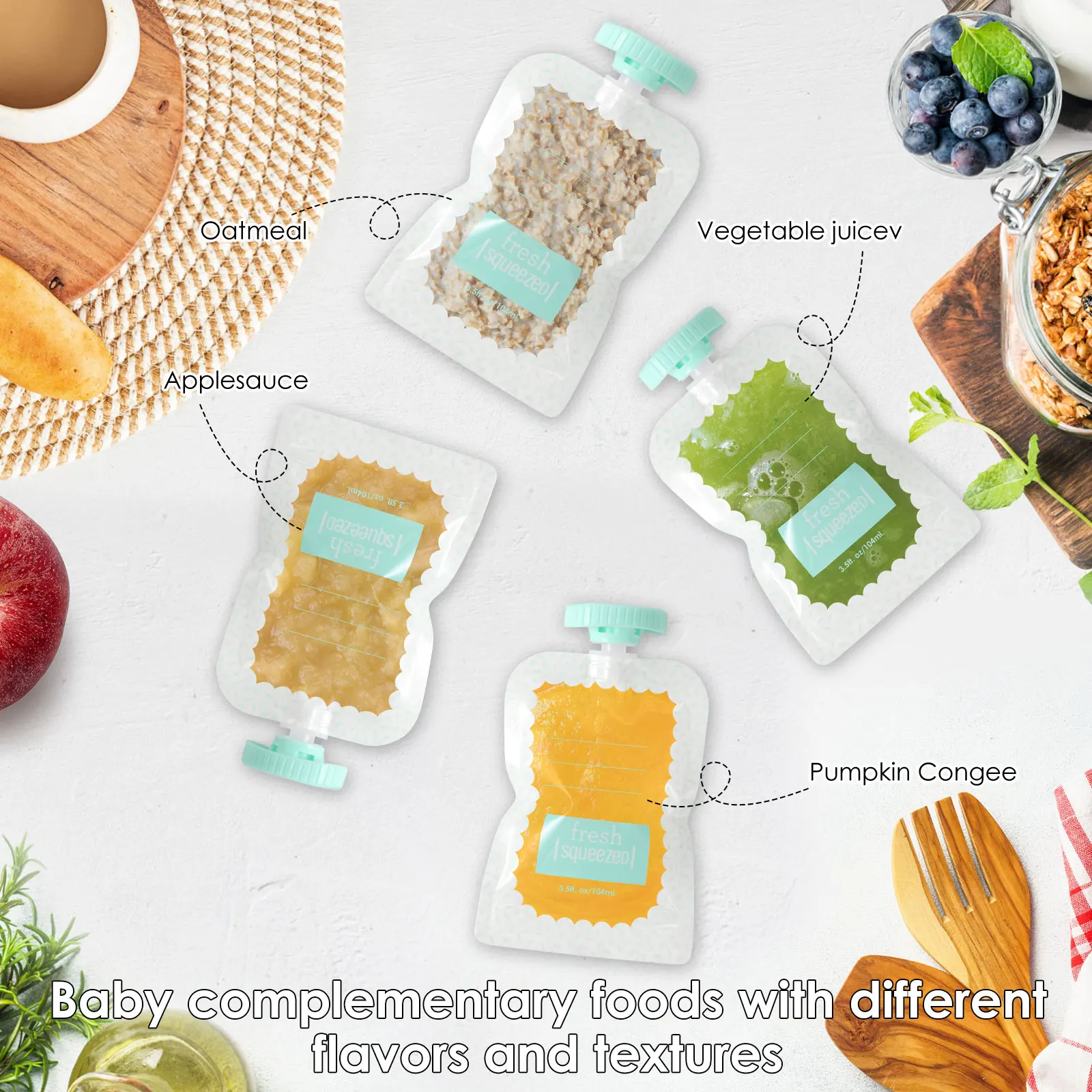 Squeeze Station for Baby Reusa - Baby Food Pouches Reusable incelemesi ve fiyatı