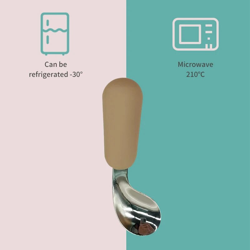 Baby Spoon Fork Set 316 Stainl - Baby Food Utensil incelemesi ve fiyatı