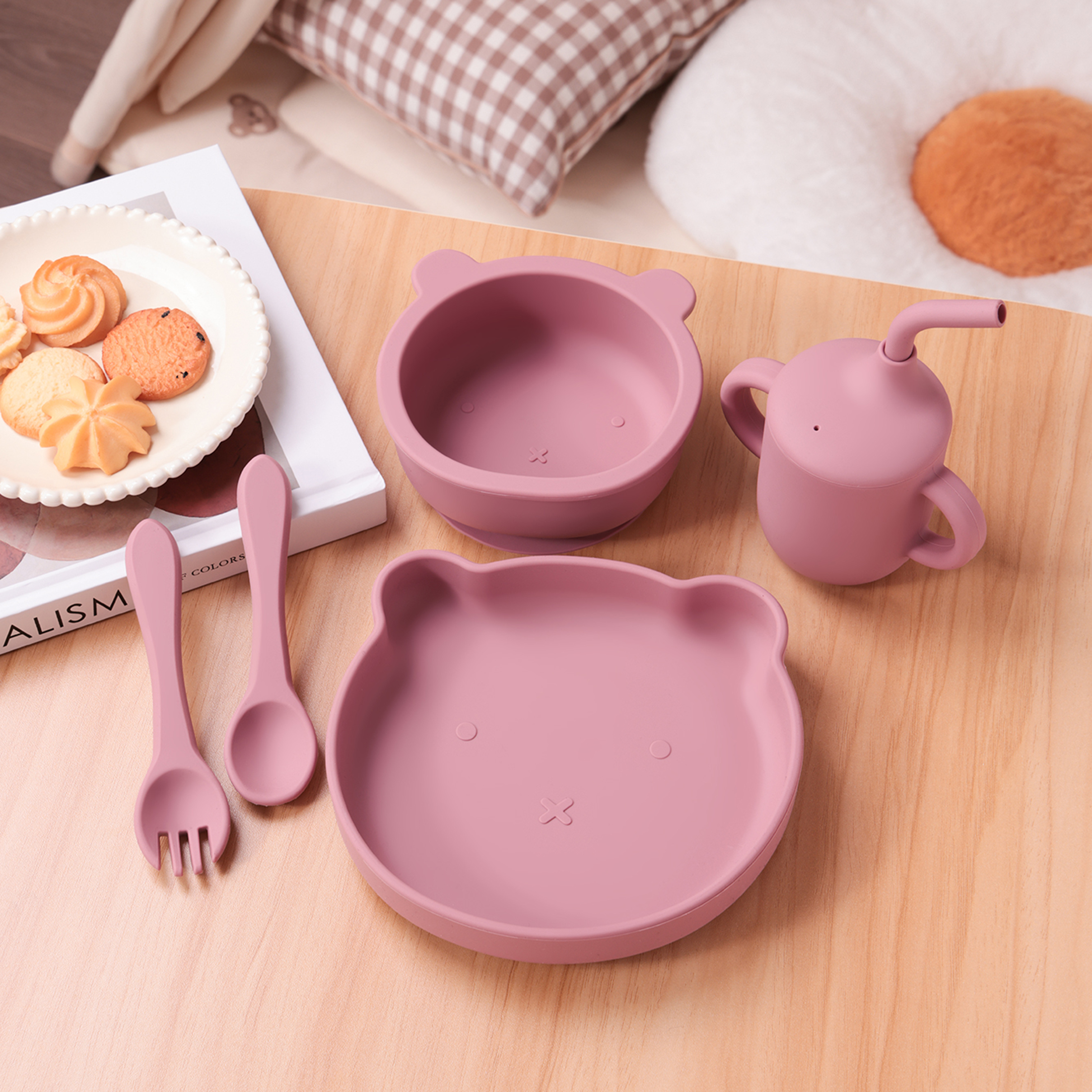Color Kids 5PCS Silicone Feedi - Baby Food Utensil incelemesi ve fiyatı