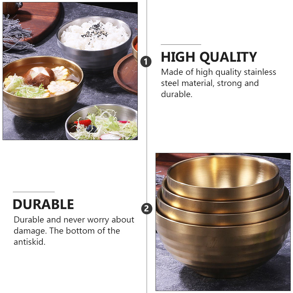 1Pcs Stainless Steel Food Bowl - Baby Food In Restaurant incelemesi ve fiyatı
