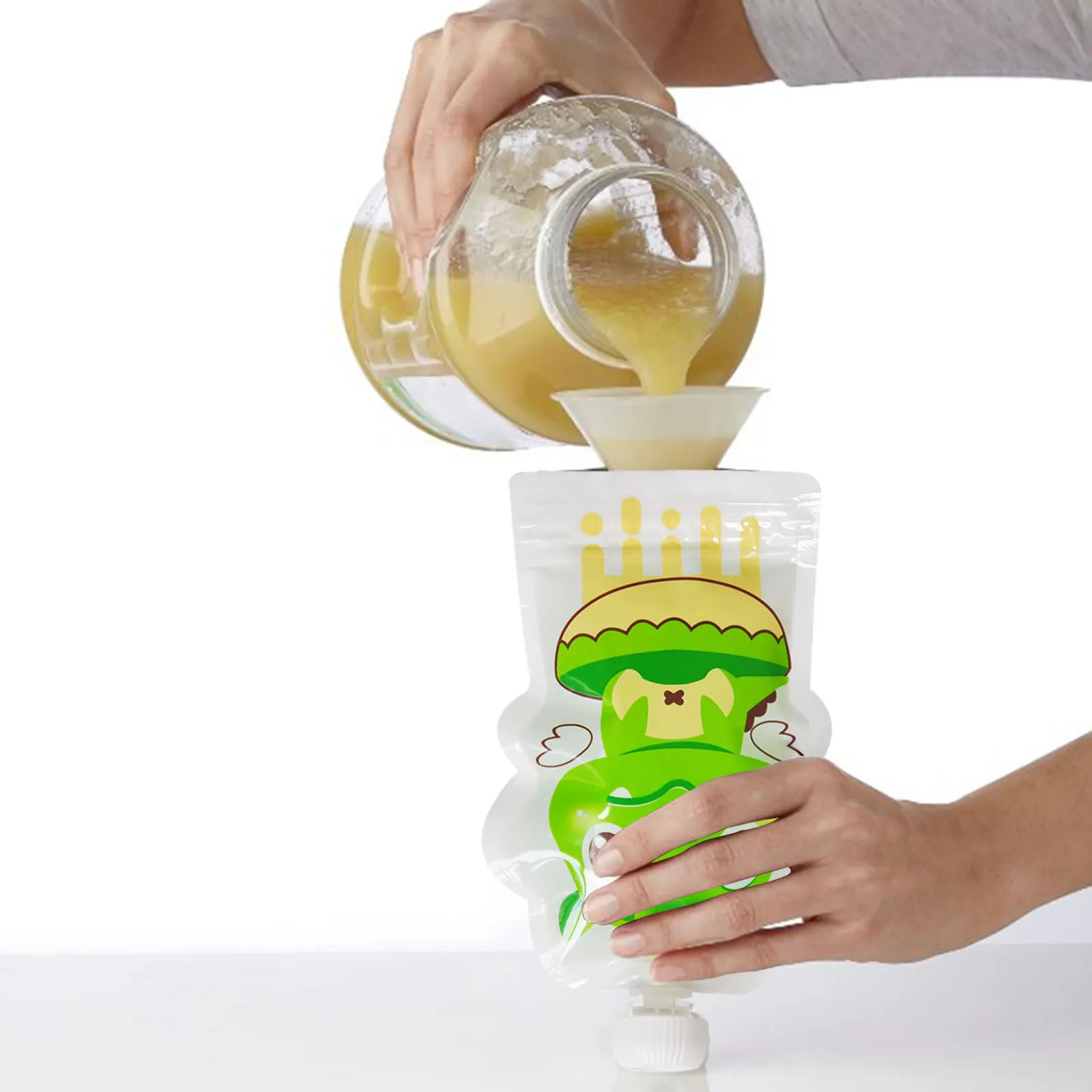 4pcs Food Storage Bag Reusable - Baby Food Pouches Reusable incelemesi ve fiyatı