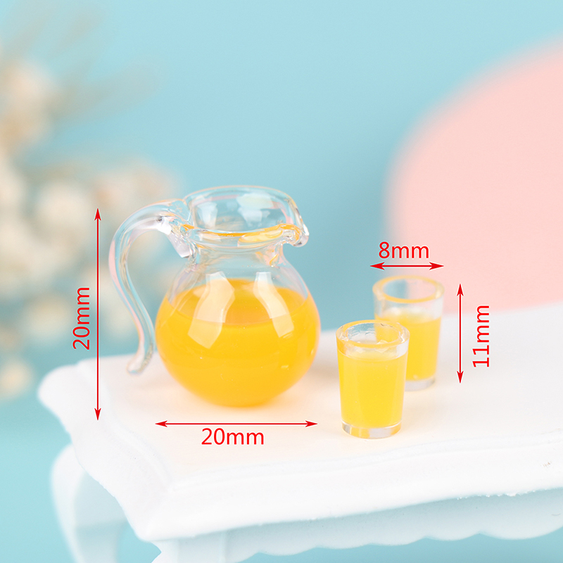 3Pcs/set 1:12 Dollhouse Miniat - Baby Kitchen Food incelemesi ve fiyatı