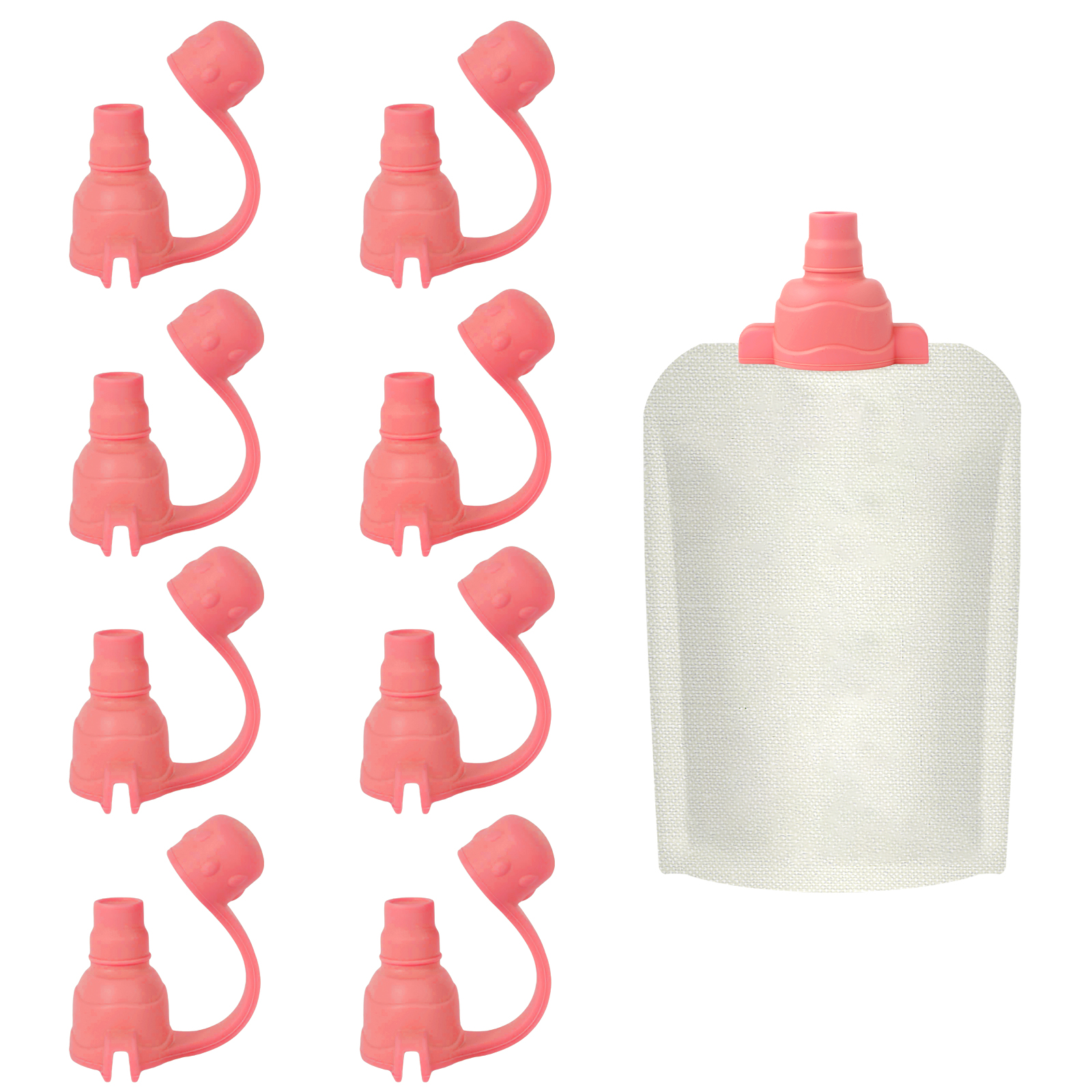 8Pcs Baby Food Pouches No Spil - Baby Food Pouches Reusable incelemesi ve fiyatı