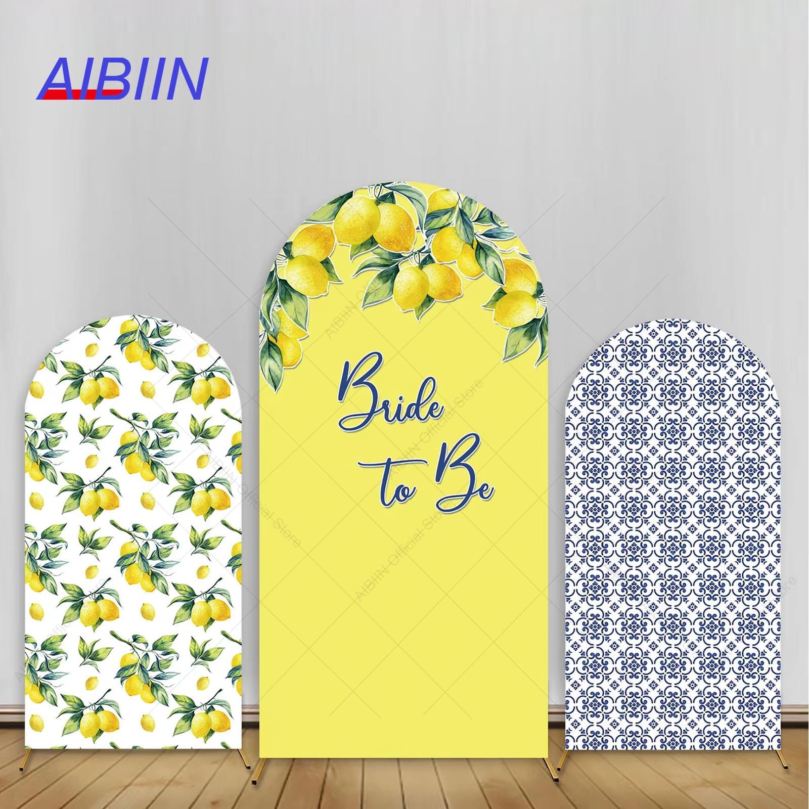 Lemon Bride to Be Arch Backdro - Baby Food Yellow incelemesi ve fiyatı