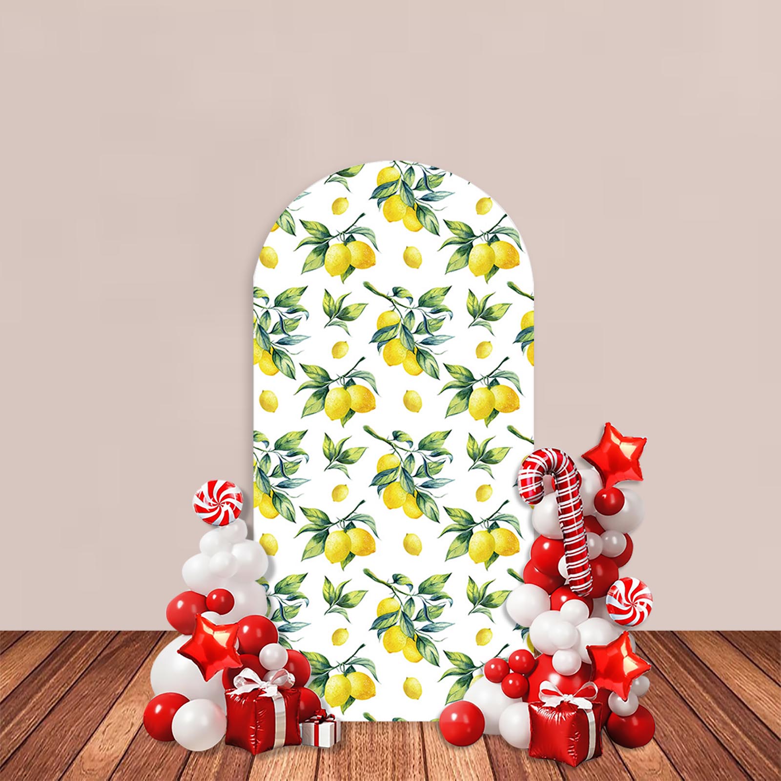 Lemon Bride to Be Arch Backdro - Baby Food Yellow incelemesi ve fiyatı