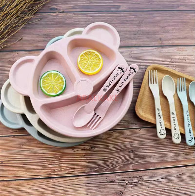 Children's Dining Plate Set Di - Baby Food Utensil incelemesi ve fiyatı
