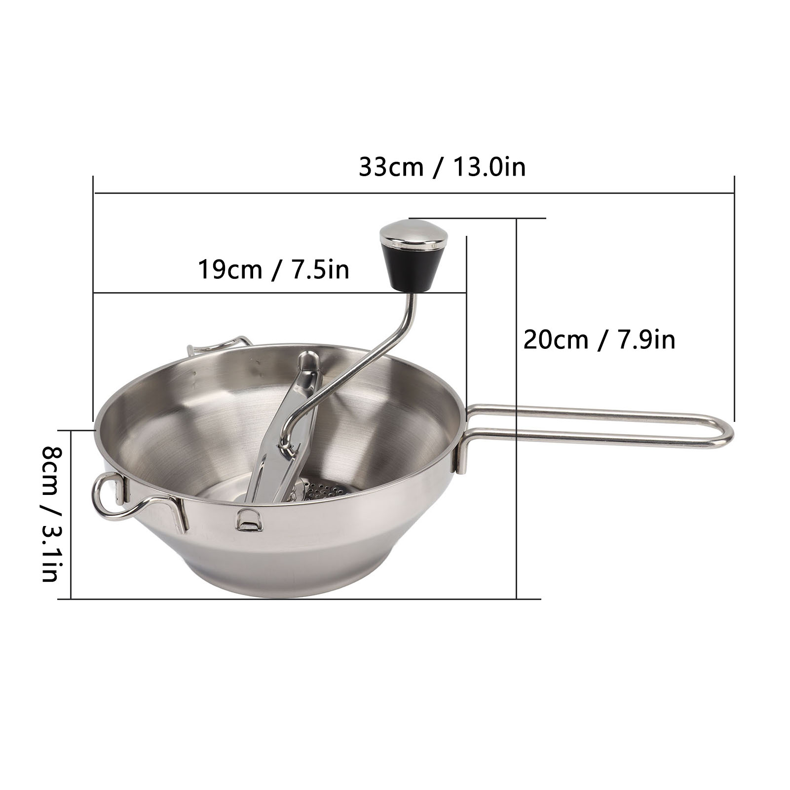 Stainless Steel Manual Food Mi - Baby Food Mill incelemesi ve fiyatı
