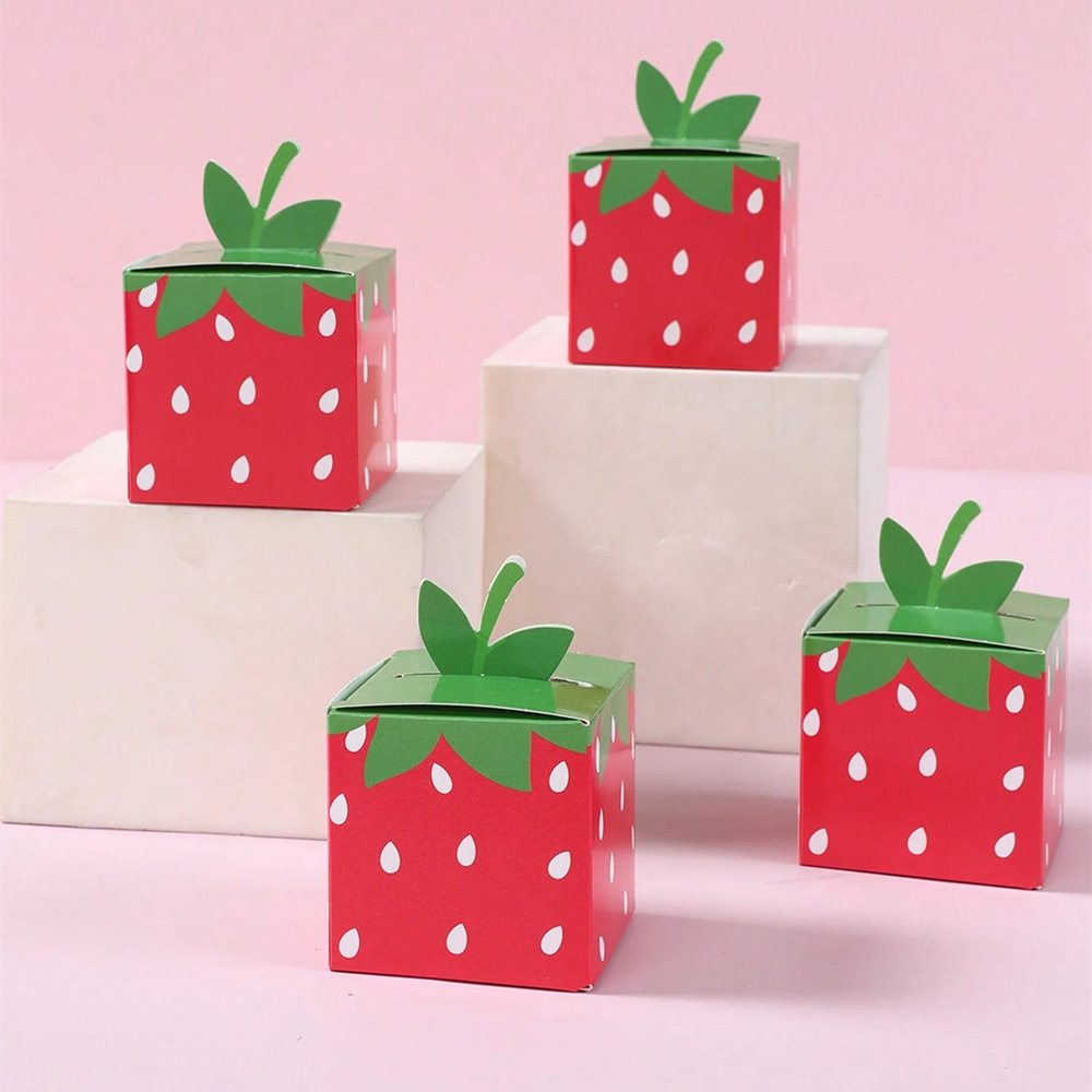10Pcs Sweet Fruit Strawberry T - Food Box Baby incelemesi ve fiyatı