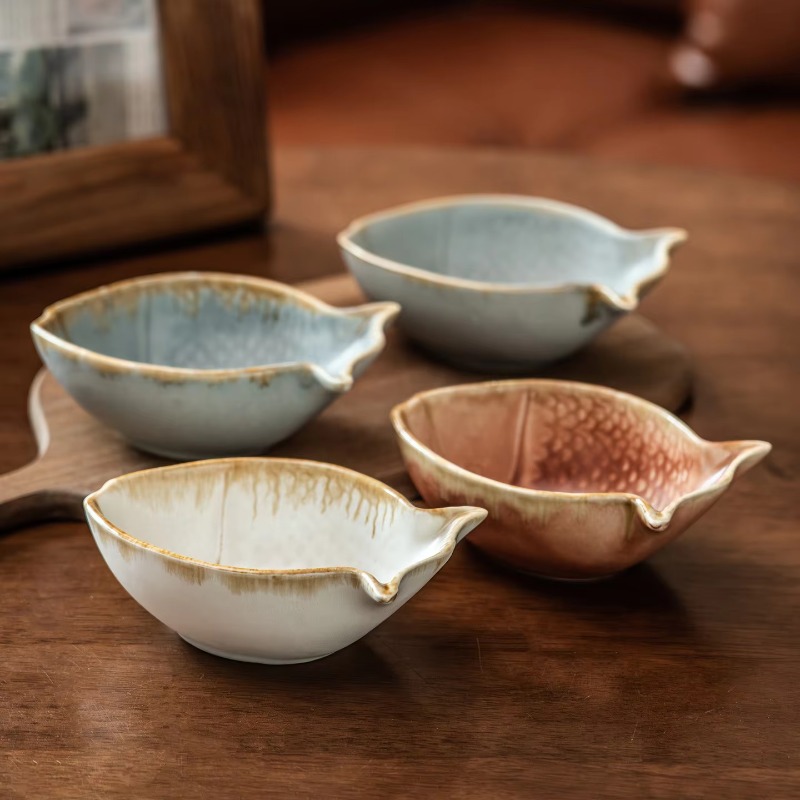 Creative Fish Shape Ceramic Bo - Baby Food In Restaurant incelemesi ve fiyatı