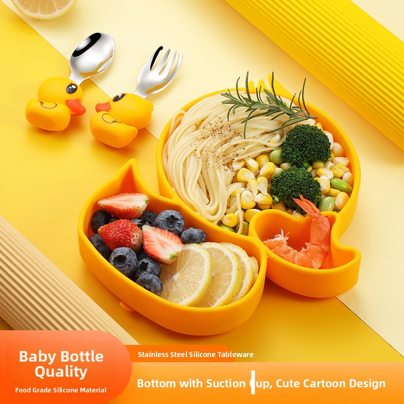 Yellow Duck Silicone Stainless - Baby Food Yellow incelemesi ve fiyatı