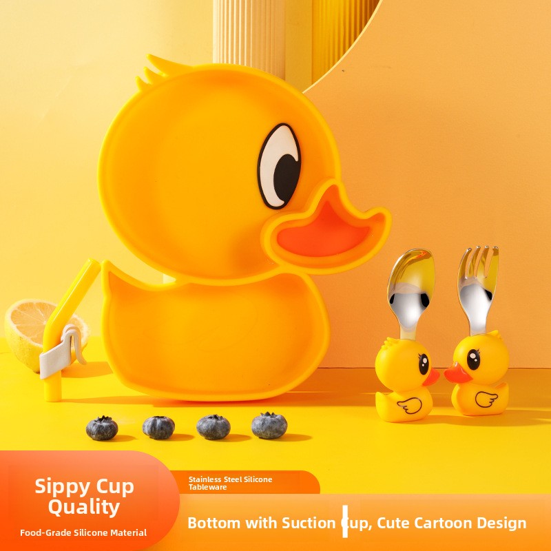 Yellow Duck Silicone Stainless - Baby Food Yellow incelemesi ve fiyatı