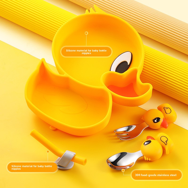 Yellow Duck Silicone Stainless - Baby Food Yellow incelemesi ve fiyatı
