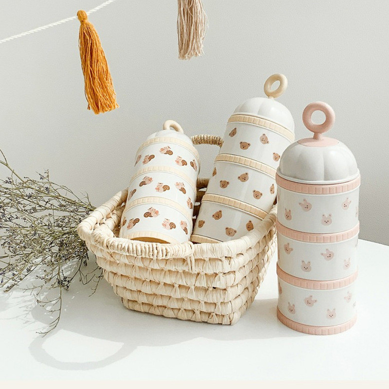 Cute Bear Milk Powder Box Baby - Baby Food In Jar incelemesi ve fiyatı