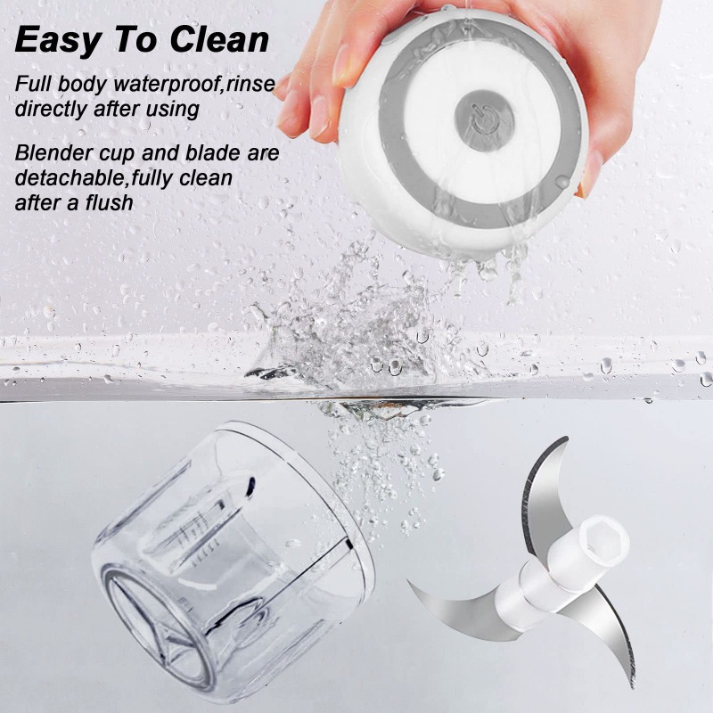 250ML Electric Garlic Grinder  - Baby Food Mill incelemesi ve fiyatı