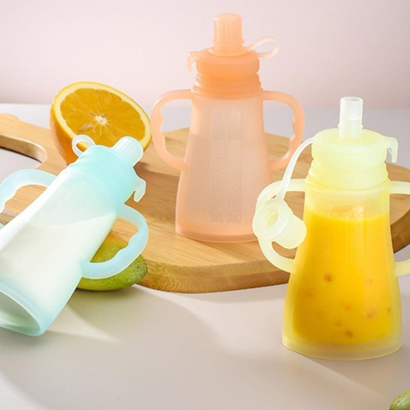 Portable Leakproof Silicone Ba - Baby Food Pouches Reusable incelemesi ve fiyatı