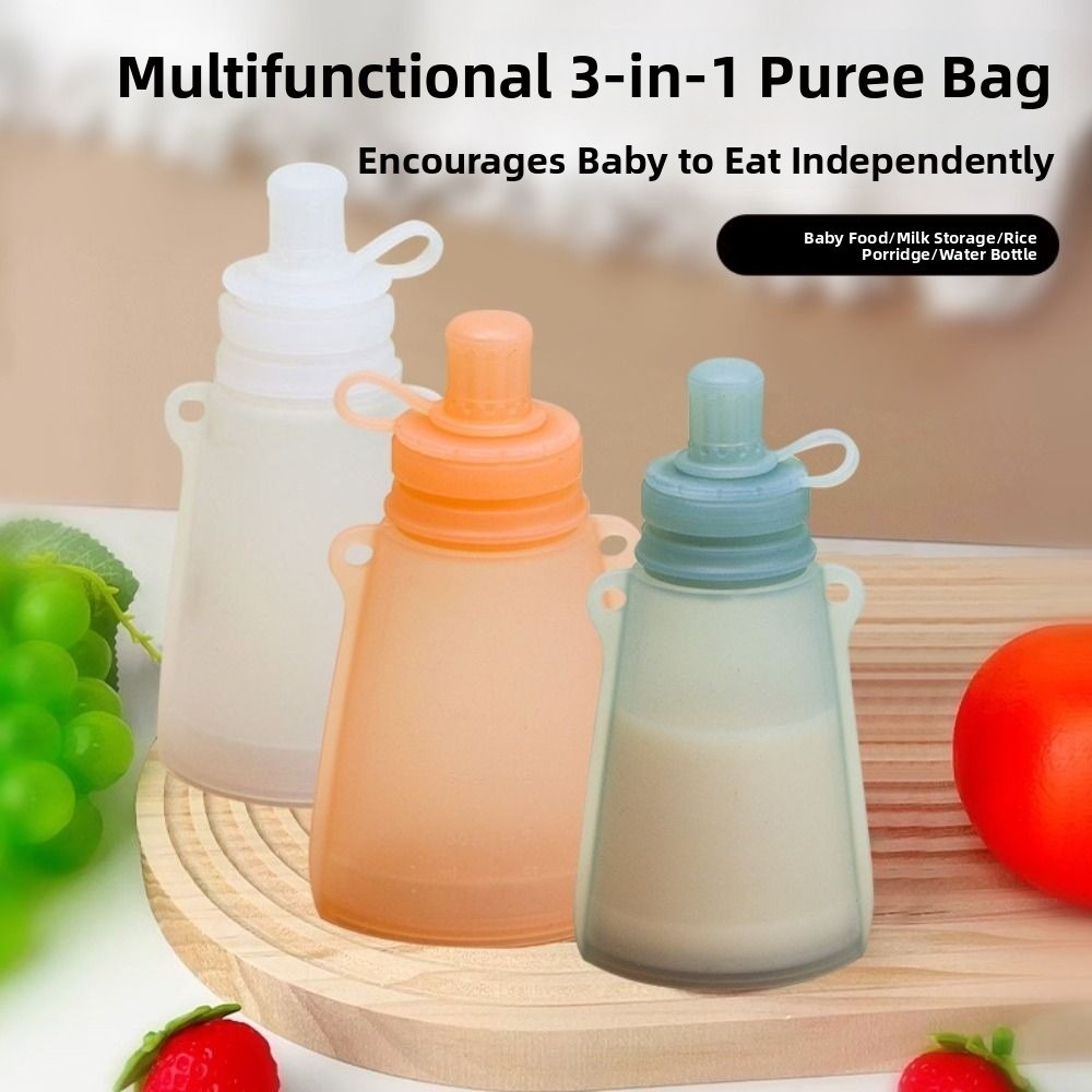 BPA Free Silicone Baby Food Po - Baby Food Pouches Reusable incelemesi ve fiyatı
