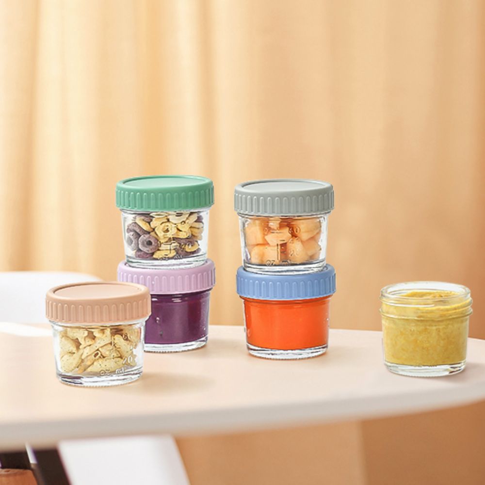 6pcs Mason Jar Glass Baby Food - Baby Food In Jar incelemesi ve fiyatı