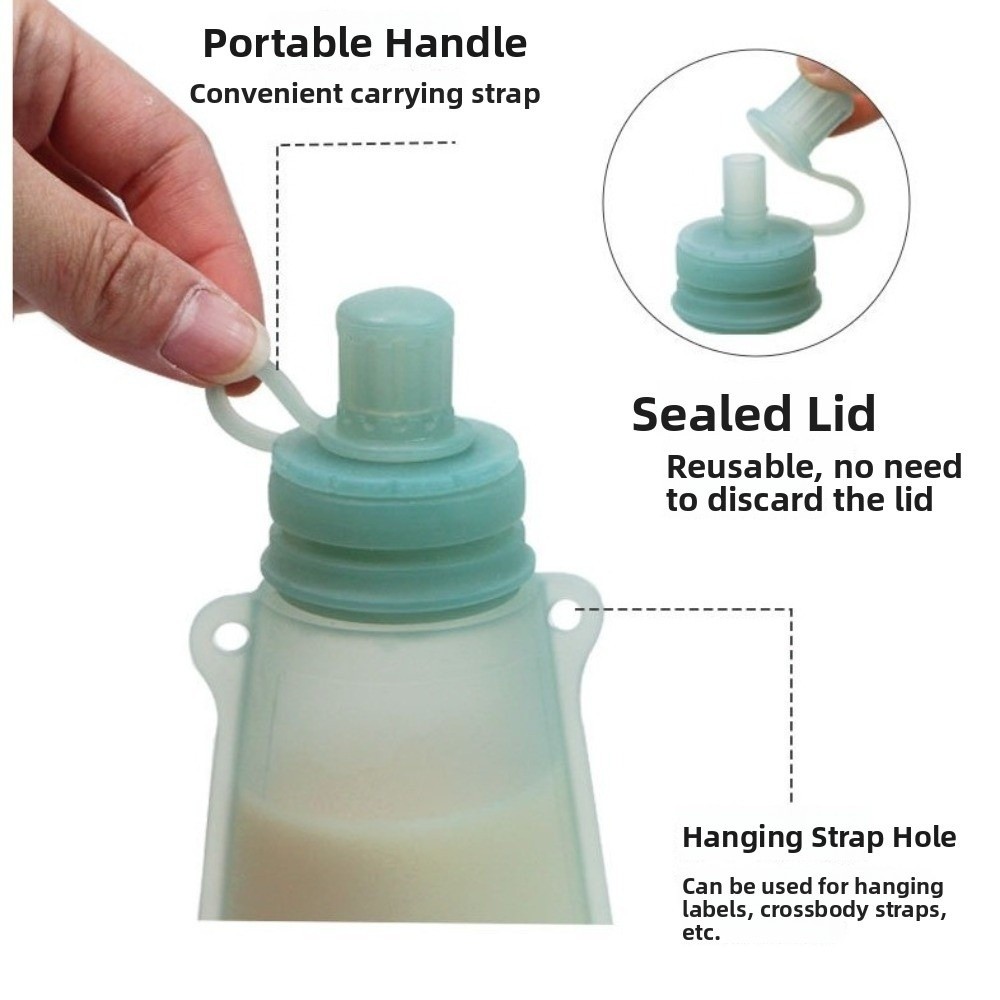 BPA Free Silicone Baby Food Po - Baby Food Pouches Reusable incelemesi ve fiyatı