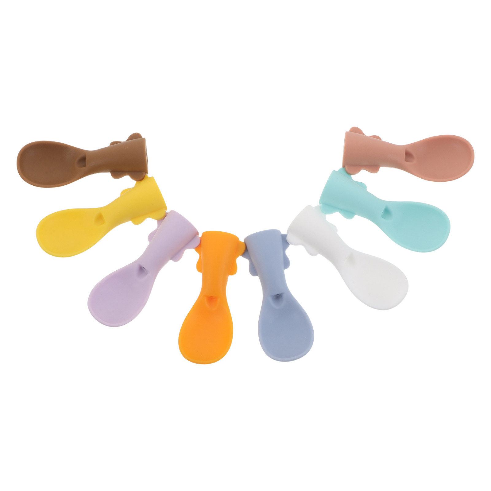 8Pcs Silicone Baby Food Pouch  - Baby Food Pouches Reusable incelemesi ve fiyatı