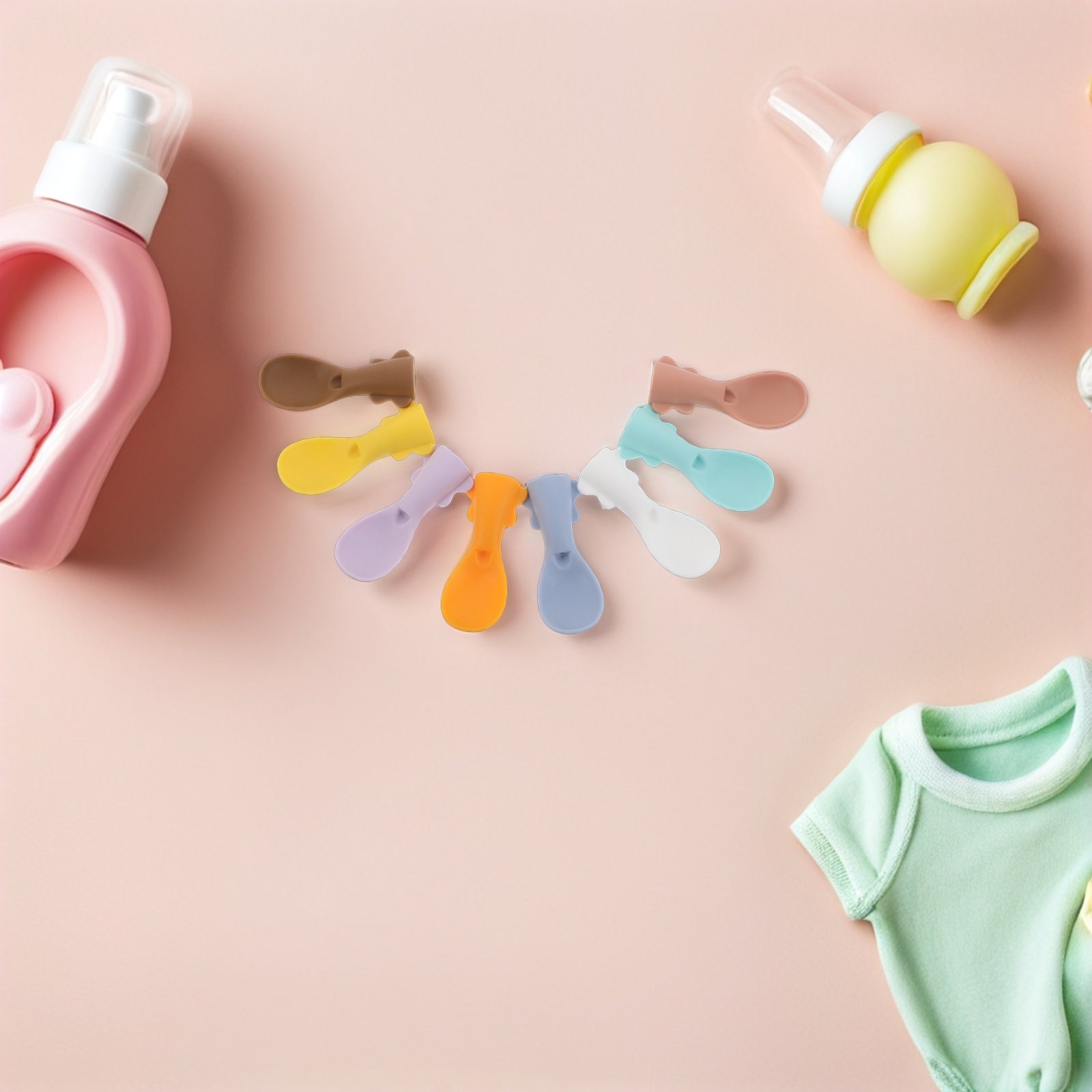 8Pcs Silicone Baby Food Pouch  - Baby Food Pouches Reusable incelemesi ve fiyatı