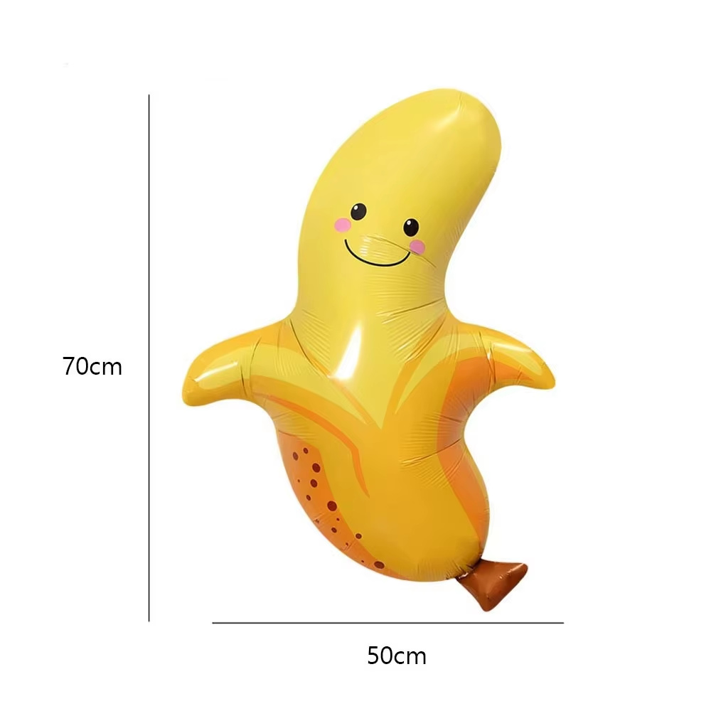 8Pcs Yellow Banana Balloons Cu - Baby Food Yellow incelemesi ve fiyatı