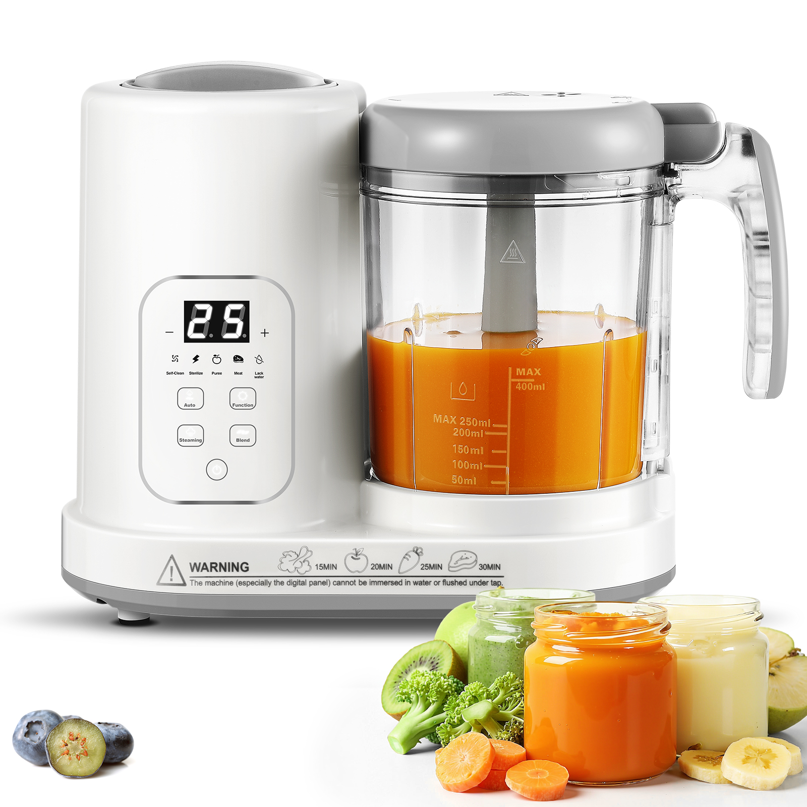 4-in-1 Auto-Clean, BPA-Free, f - Baby Food Youtube incelemesi ve fiyatı