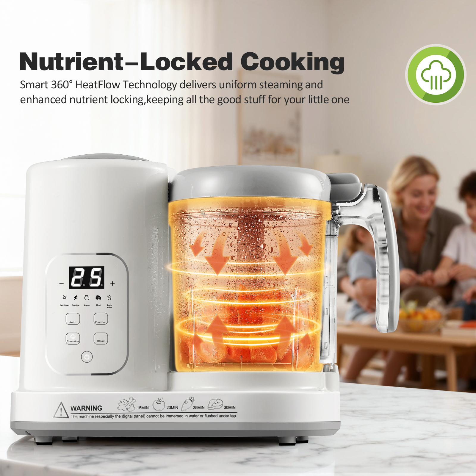 4-in-1 Auto-Clean, BPA-Free, f - Baby Food Youtube incelemesi ve fiyatı