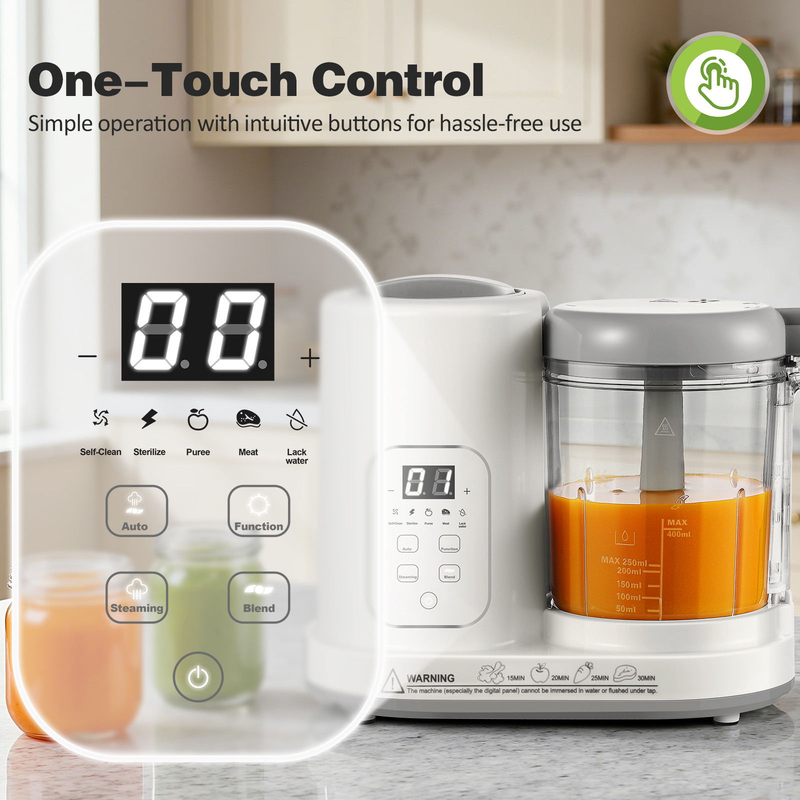 4-in-1 Auto-Clean, BPA-Free, f - Baby Food Youtube incelemesi ve fiyatı