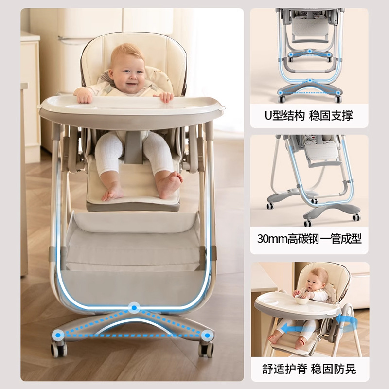 New Baby Seat Universal Wheels - Baby Food Eating Chair incelemesi ve fiyatı