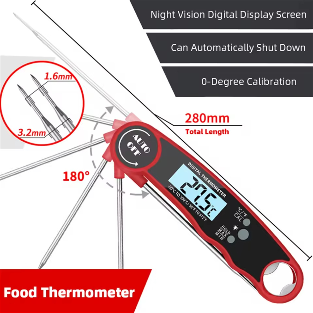 A002 Food Thermometer Kitchen  - Baby Kitchen Food incelemesi ve fiyatı