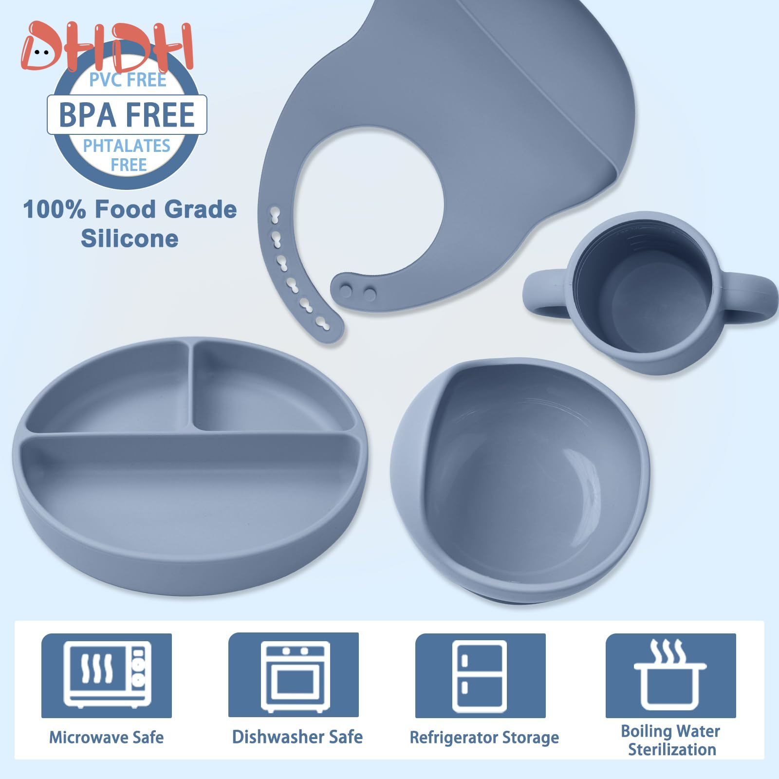 Silicone Baby Feeding Set Tabl - Baby Food Grater incelemesi ve fiyatı