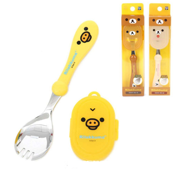 Rilakkuma Spoon Fork Integrate - Baby Food Utensil incelemesi ve fiyatı