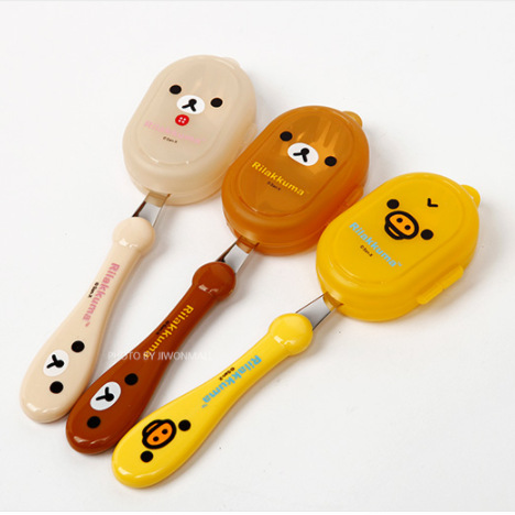 Rilakkuma Spoon Fork Integrate - Baby Food Utensil incelemesi ve fiyatı