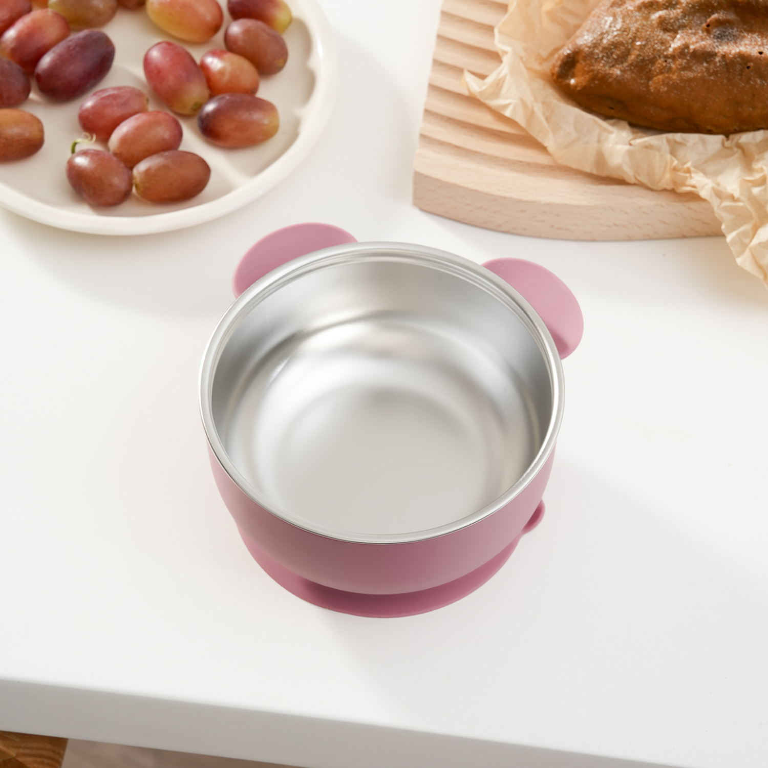 1PC Removable Silicone Stainle - Baby Food Grater incelemesi ve fiyatı
