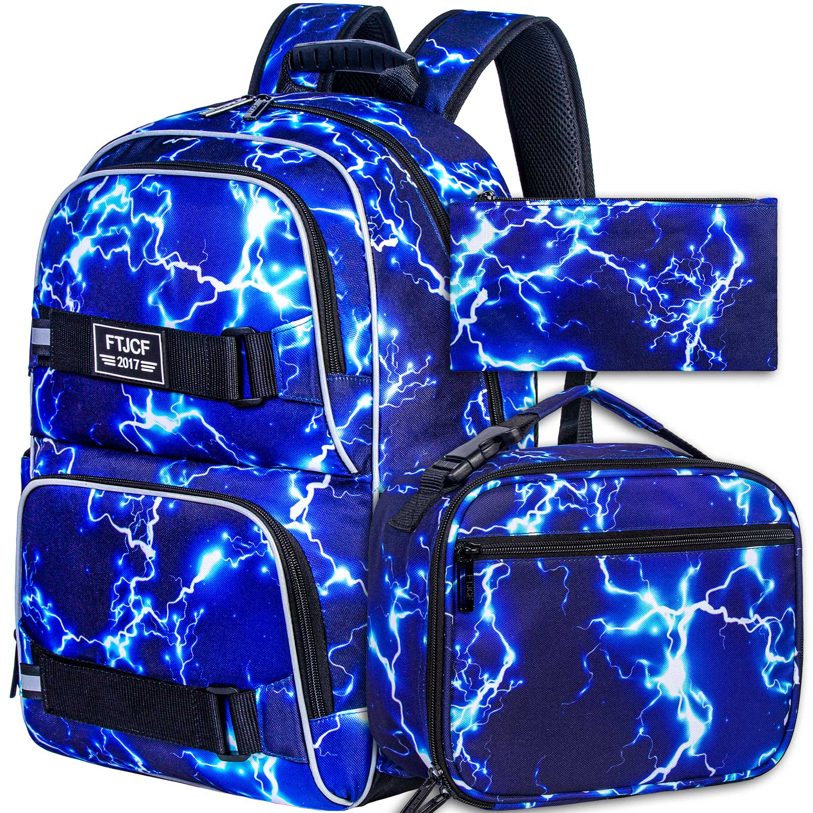 3PCS Lightning boys Backpack,  - Food Box Baby incelemesi ve fiyatı