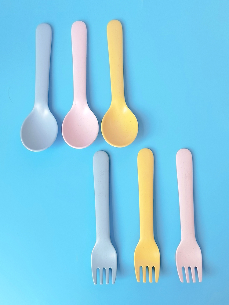 Bamboo Fiber Fork Spoon Baby A - Baby Food In Restaurant incelemesi ve fiyatı