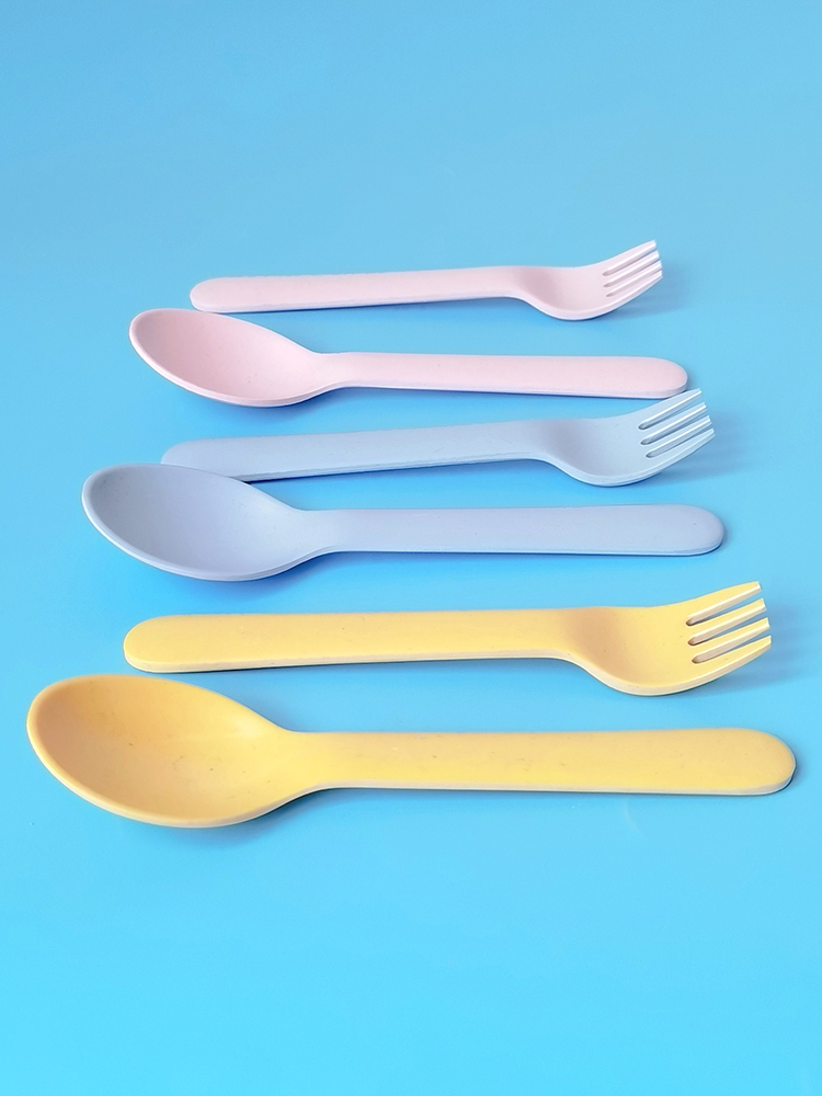 Bamboo Fiber Fork Spoon Baby A - Baby Food In Restaurant incelemesi ve fiyatı