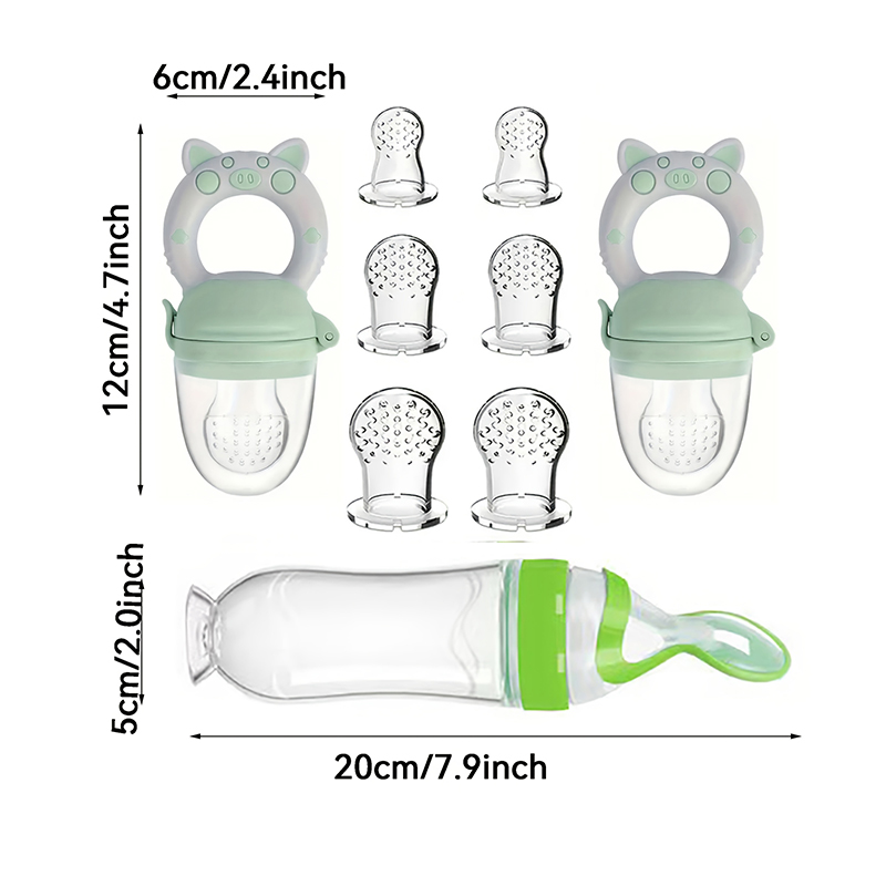 9pcs Feeding Cutlery:1 Silicon - Baby Food Utensil incelemesi ve fiyatı
