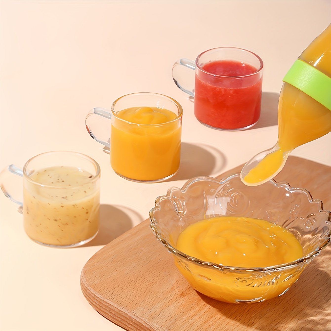 9pcs Feeding Cutlery:1 Silicon - Baby Food Utensil incelemesi ve fiyatı