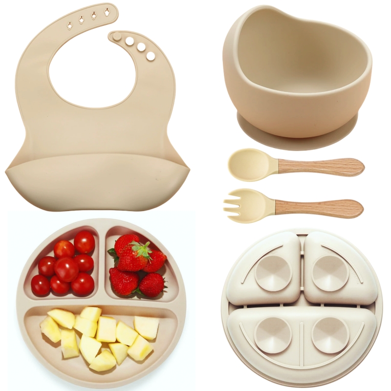 5Pcs Silicone Baby Feeding Set - Baby Food Grater incelemesi ve fiyatı