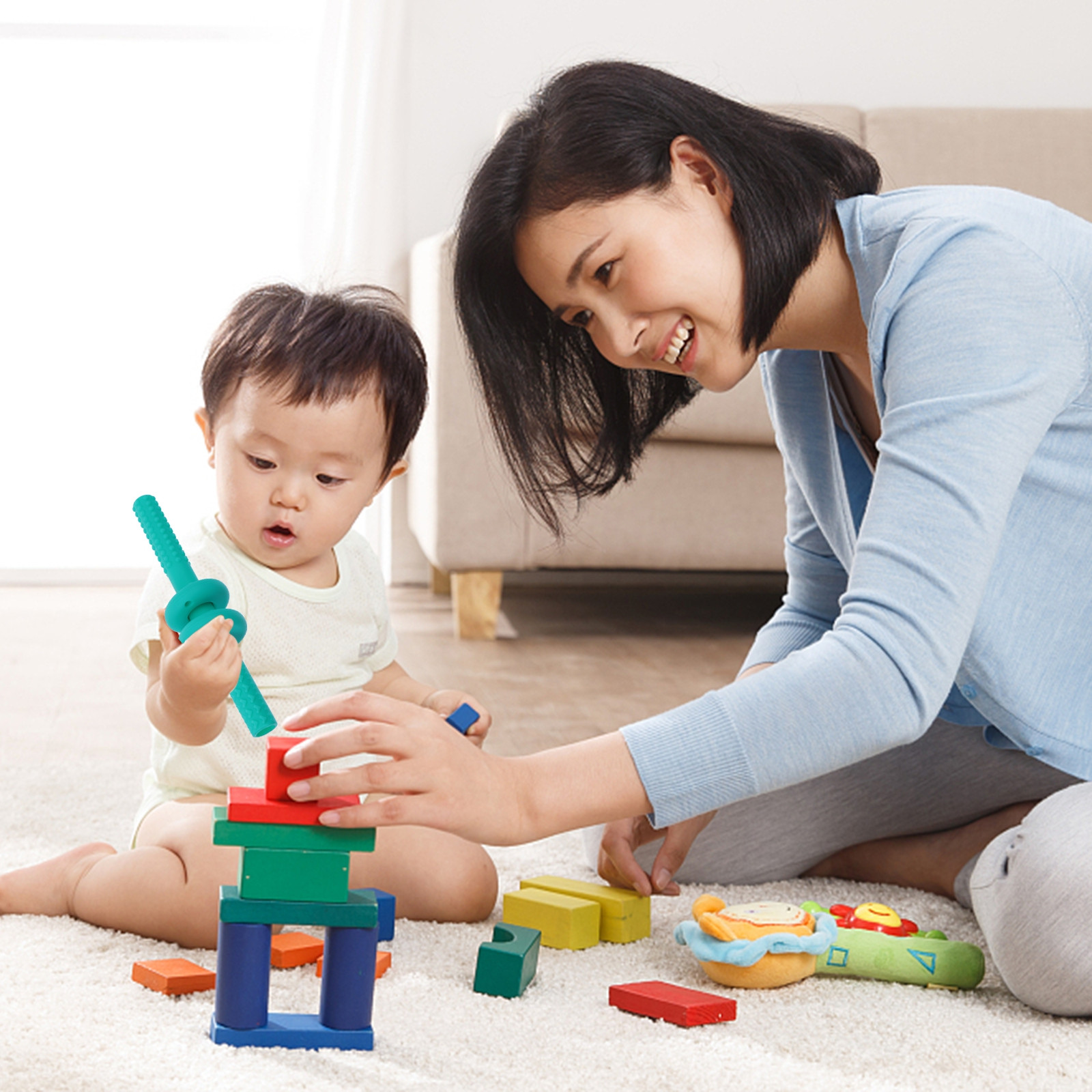 1Set Baby Teether Silicone Hol - Baby Food Youtube incelemesi ve fiyatı
