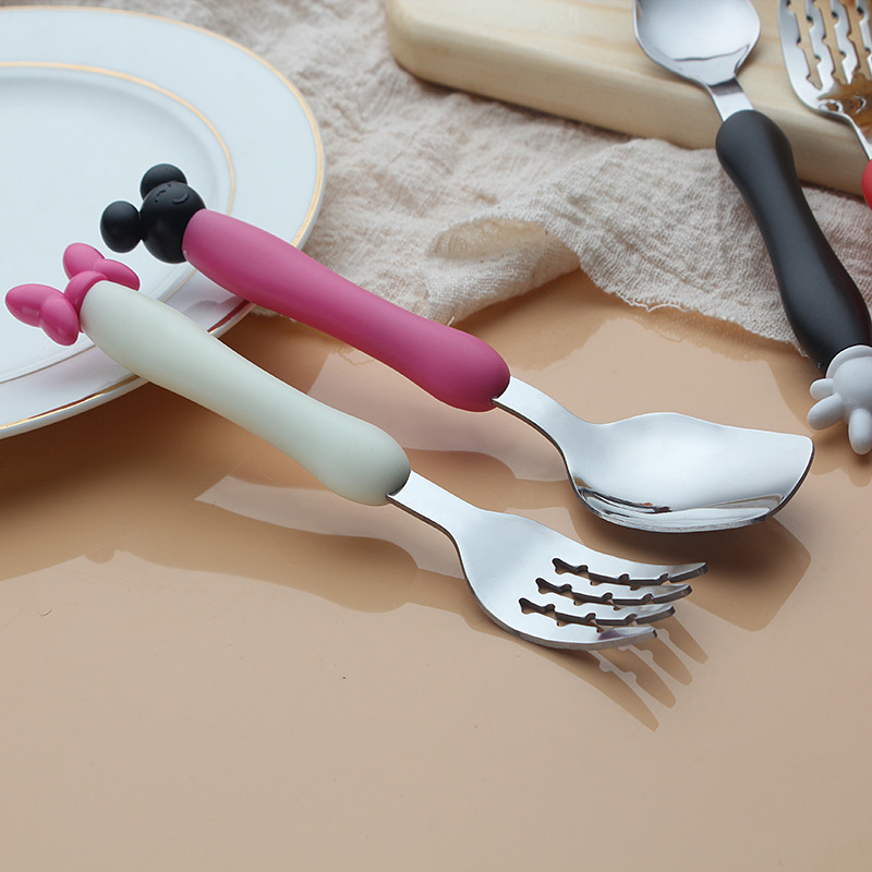 Cartoon Mickey Children Spoon  - Baby Food Utensil incelemesi ve fiyatı
