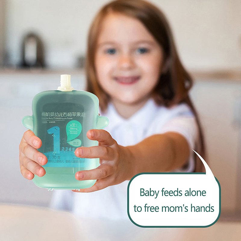 Self-Feeding Baby Food Pouch H - Baby Food Pouches Reusable incelemesi ve fiyatı