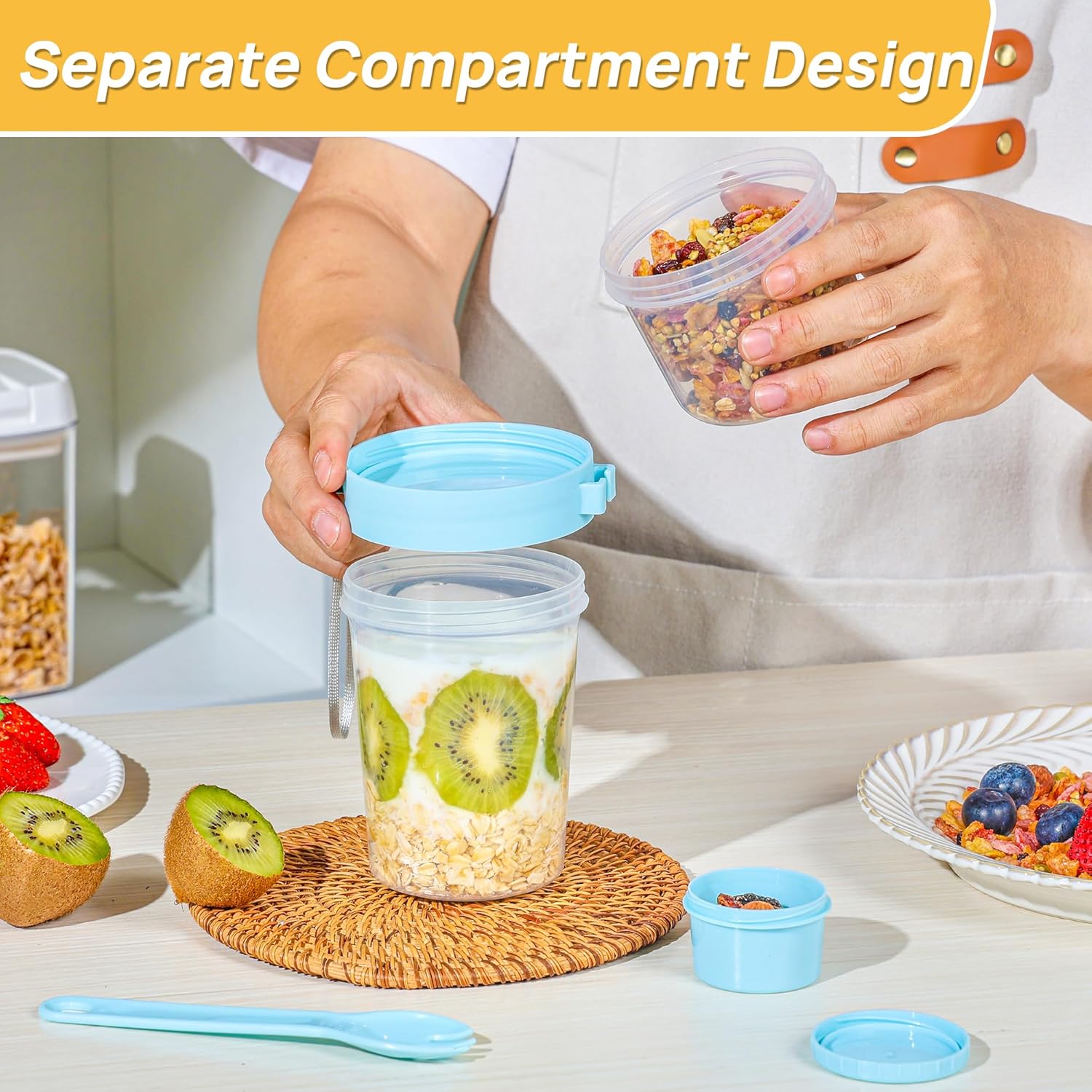 27oz Yogurt Parfait Salad Cups - Baby Food On The Go incelemesi ve fiyatı